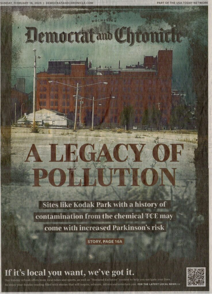 Is the legacy of TCE pollution leading to Parkinson’s in Ithaca, other NY communities?